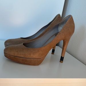 Christian Dior Tan Leather Stilettos Size 7